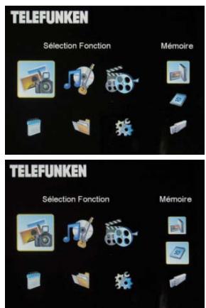 TELEFUNKEN DPF 7901 - Si vous cadre est allumé : - 1