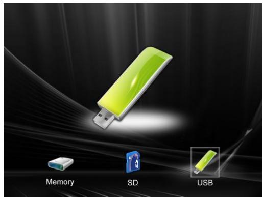 TELEFUNKEN DPF 9324 - Selecteren van het type te lezen bestanden - 1