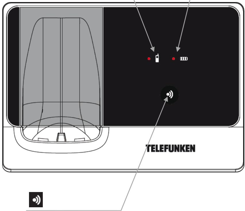 TELEFUNKEN TC 252 - La base (version sans répondeur TC201) - 2