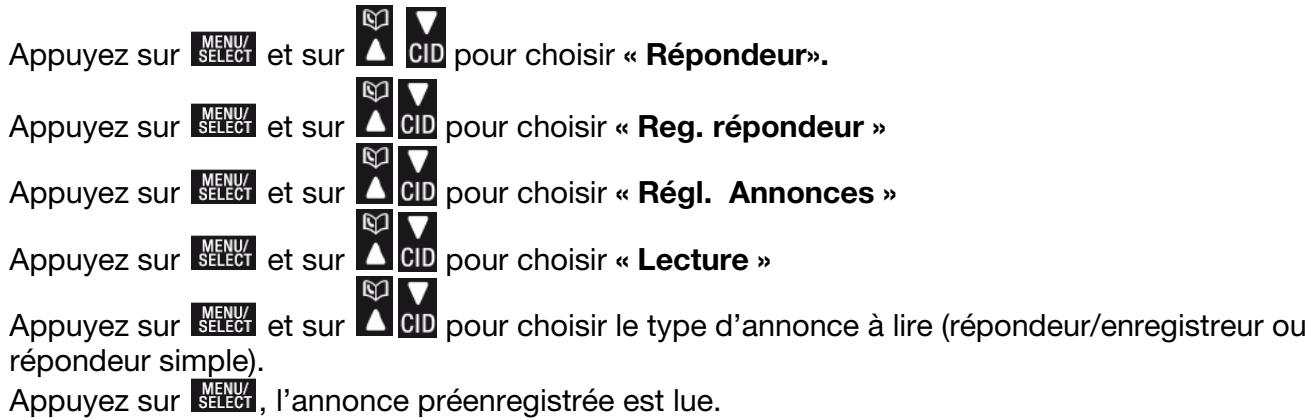 TELEFUNKEN TC 252 - - Ecouter les announces - 1