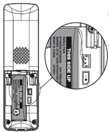 TELEFUNKEN TC 252 - Installation et charge des batteries - 5