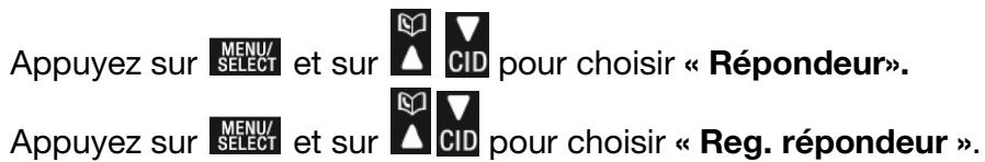 TELEFUNKEN TC 252 - Délai d'attente avant déclenchement du répondeur - 1