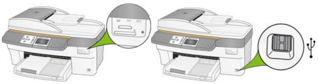 KODAK 5500 ALL-IN-ONE PRINTER - Fentes de cartes mémoire et port USB - 1