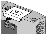KODAK ADVANTIX T570 - Loading the battery - 1