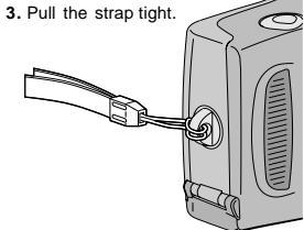 KODAK ADVANTIX T570 - Attaching the camera strap - 2
