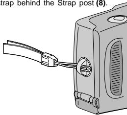 KODAK ADVANTIX T570 - Attaching the camera strap - 1
