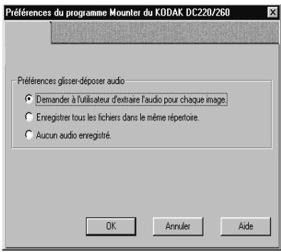 KODAK DC220 - Définition des préférences - 2
