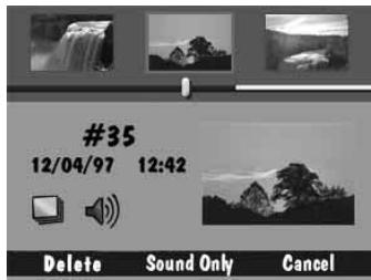KODAK DC220 - Suppression d'une seule image - 2
