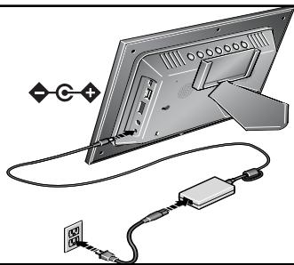 KODAK EX1011 - Connexion du cable d'alimentation - 1