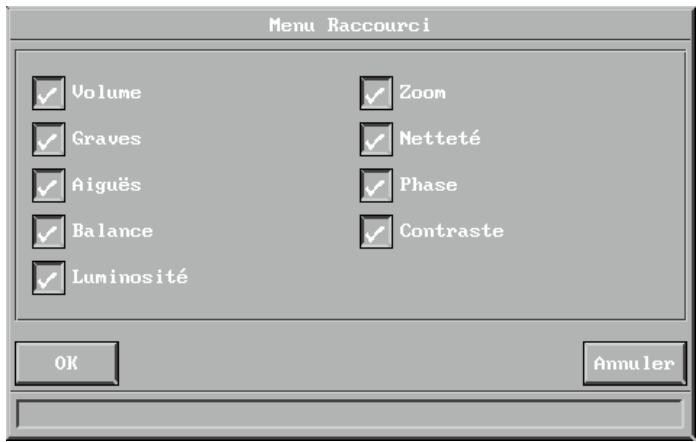 KODAK DP850 ULTRA - Menu Raccourci - 1