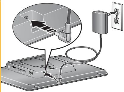 KODAK EASYSHARE P85 - Brancher l'alimentation - 1
