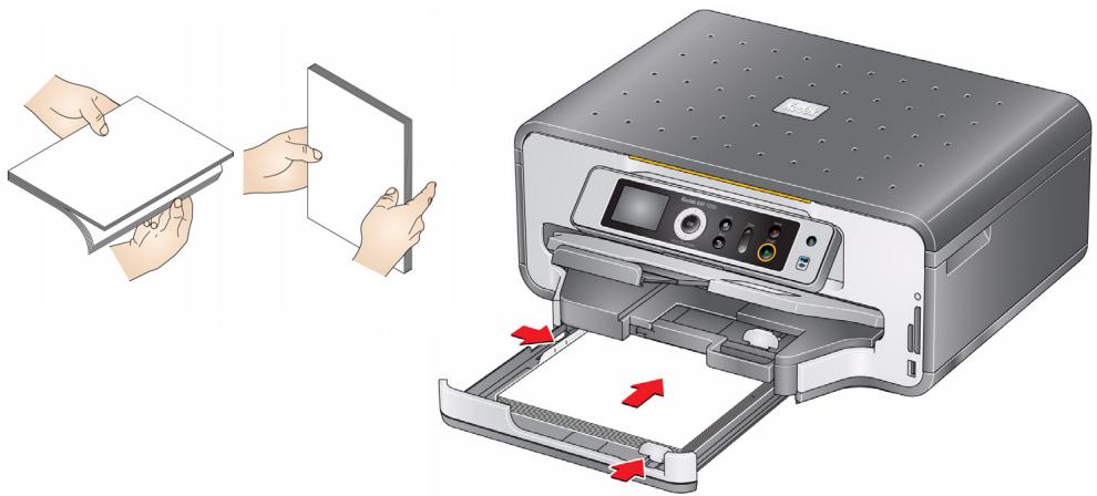 KODAK ESP7200 - Chargement du papier dans le bac à papier principal - 3