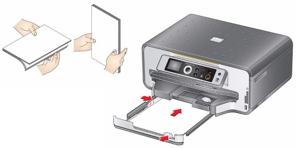 KODAK ESP7200 - Chargement de papier au format L'égal dans le bac à papier principal - 4