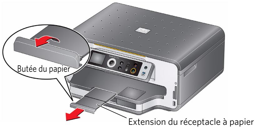 KODAK ESP7200 - Chargement du papier dans le bac à papier principal - 5