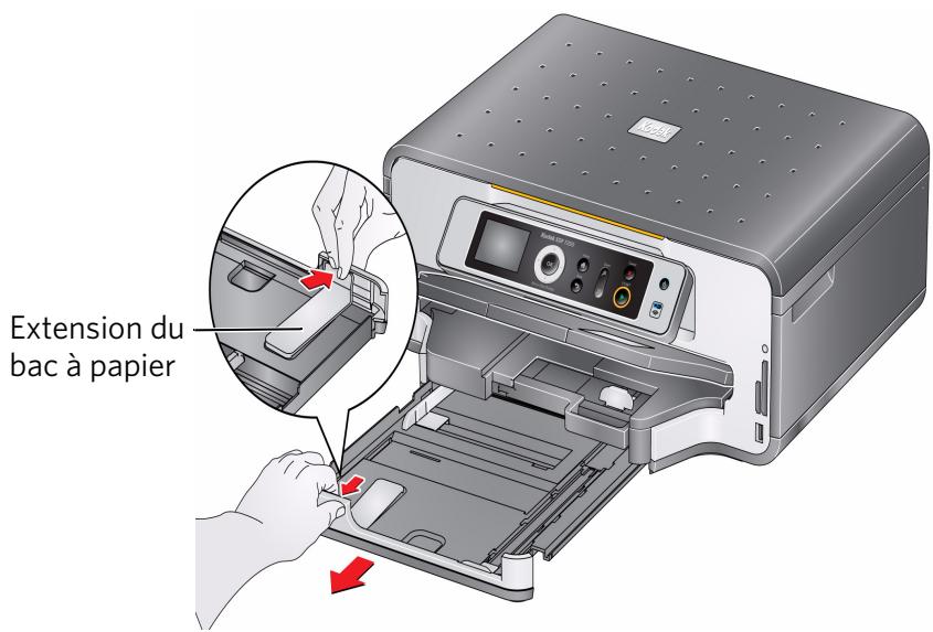 KODAK ESP7200 - Chargement de papier au format L'égal dans le bac à papier principal - 3