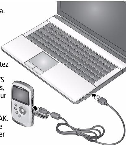 KODAK PLAYSPORT ZX3 - Si vous vous connectez à cet ordinateur - 1