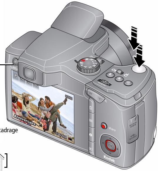 KODAK Z981 - Régler la langue, la date et l'heure - 5