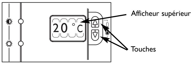 ATLANTIC BOITIER MURAL FIL PILOTE - Visualiser la température ambiente : - 1