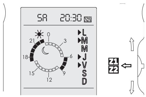 ATLANTIC BOITIER MURAL FIL PILOTE - Affectation des jours à la programmation. - 1