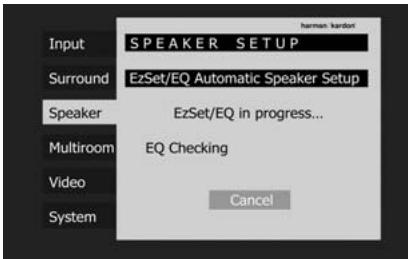 HARMAN KARDON CINESPECIAL 29-7 - Configuration et calibrage automatiques des enceintes avec EzSet/EQ - 10