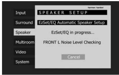 HARMAN KARDON CINESPECIAL 29-7 - Configuration et calibrage automatiques des enceintes avec EzSet/EQ - 6