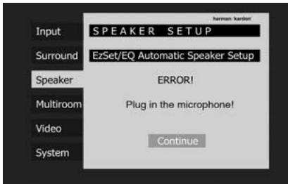 HARMAN KARDON CINESPECIAL 29-7 - Configuration et calibrage automatiques des enceintes avec EzSet/EQ - 4