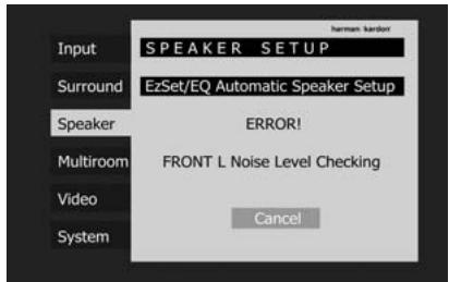 HARMAN KARDON CINESPECIAL 29-7 - Configuration et calibrage automatiques des enceintes avec EzSet/EQ - 7