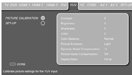 HARMAN KARDON DL 640HD - Configuration de composant (YUV), YC (S-Video), CVBS (composite), AV 1 (SCART) et AV 2 (SCART) - 1