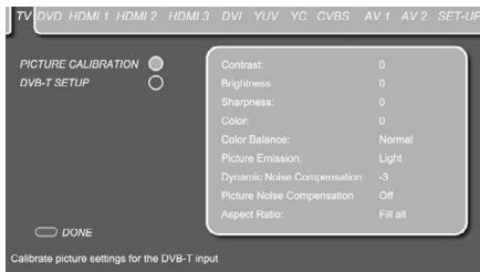 HARMAN KARDON DL 640HD - Configuration du téléviseur - 1