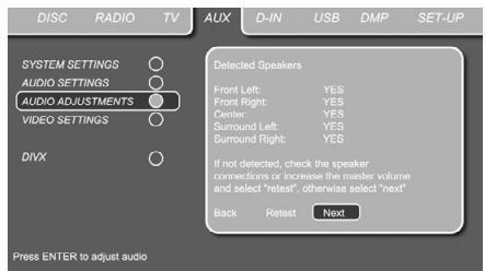 HARMAN KARDON DL 640HD - Utilisation de la fonction EzSet/EQ - 5