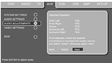 HARMAN KARDON DL 640HD - Utilisation de la fonction EzSet/EQ - 4