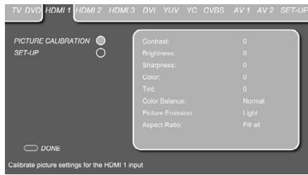 HARMAN KARDON DL 640HD - Configuration HDMI - 1