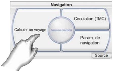 HARMAN KARDON GPS-410 [GPS-410EU] - Programmation d'un voyage - 1