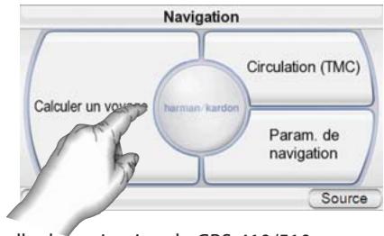 HARMAN KARDON GPS-410 [GPS-410EU] - Options de navigation - 1