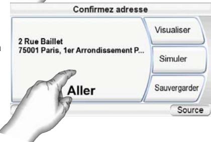 HARMAN KARDON GPS-410 [GPS-410EU] - NAVIGATION VERS UN CODE POSTAL : - 5