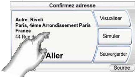 HARMAN KARDON GPS-410 [GPS-410EU] - NAVIGATION VERS UN CENTRE VILLE: - 5