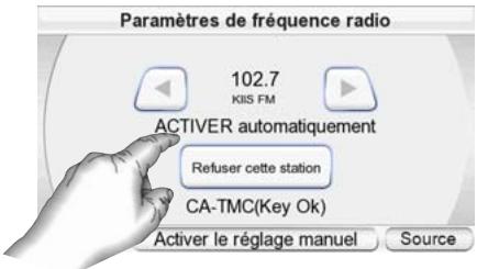 HARMAN KARDON GPS-410 [GPS-410EU] - « Paramètres TMC » - 1