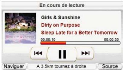 HARMAN KARDON GPS-410 [GPS-410EU] - L'ECRAN EN COURS DE LECTURE - 1