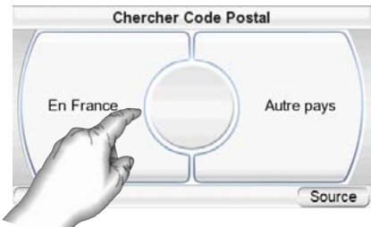 HARMAN KARDON GPS-410 [GPS-410EU] - NAVIGATION VERS UN CODE POSTAL : - 4