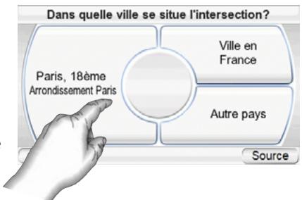 HARMAN KARDON GPS-500 [GPS-500WE] - NAVIGATION VERS UN CENTRE VILLE: - 3