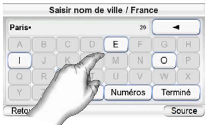 HARMAN KARDON GPS-500 [GPS-500WE] - SAISIE D'UNE ADRESSE DE RUE - 4