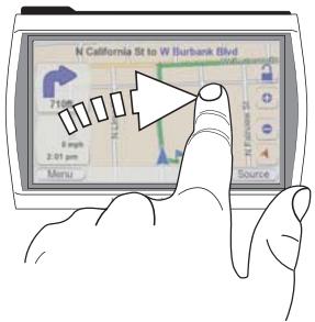 HARMAN KARDON GPS-500 [GPS-500WE] - OPTIONS DE L'ÉCRAN MAP - 2