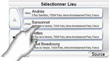 HARMAN KARDON GPS-500 [GPS-500WE] - NAVIGATION VERS UN ENDROIT PARTICULIER (POI) - 3