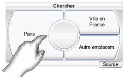 HARMAN KARDON GPS-500 [GPS-500WE] - SAISIE D'UNE ADRESSE DE RUE - 3