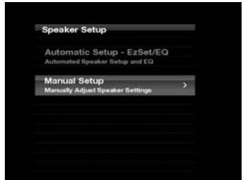 HARMAN KARDON AVR 255 - Troisième étape – Menu de la configuration manuelle - 1