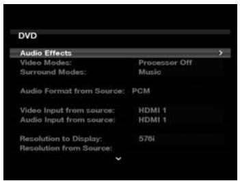 HARMAN KARDON AVR 255 - Configuration des sources - 1