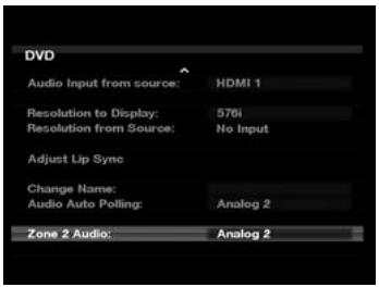 HARMAN KARDON AVR 255 - Configuration des sources - 2