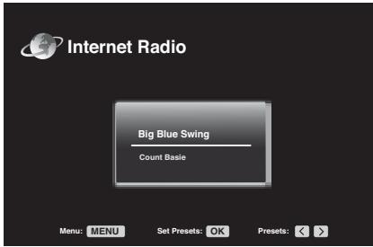 HARMAN KARDON AVR 365 - Ecouter la radio Internet - 1