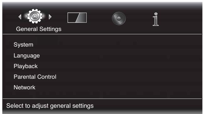 HARMAN KARDON BDS 5 - Menu Configuration - 1