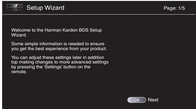 HARMAN KARDON BDS 5 - Assistant de configuration - 1